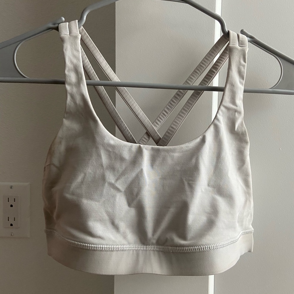 Lululemon Energy Bra White Size 6